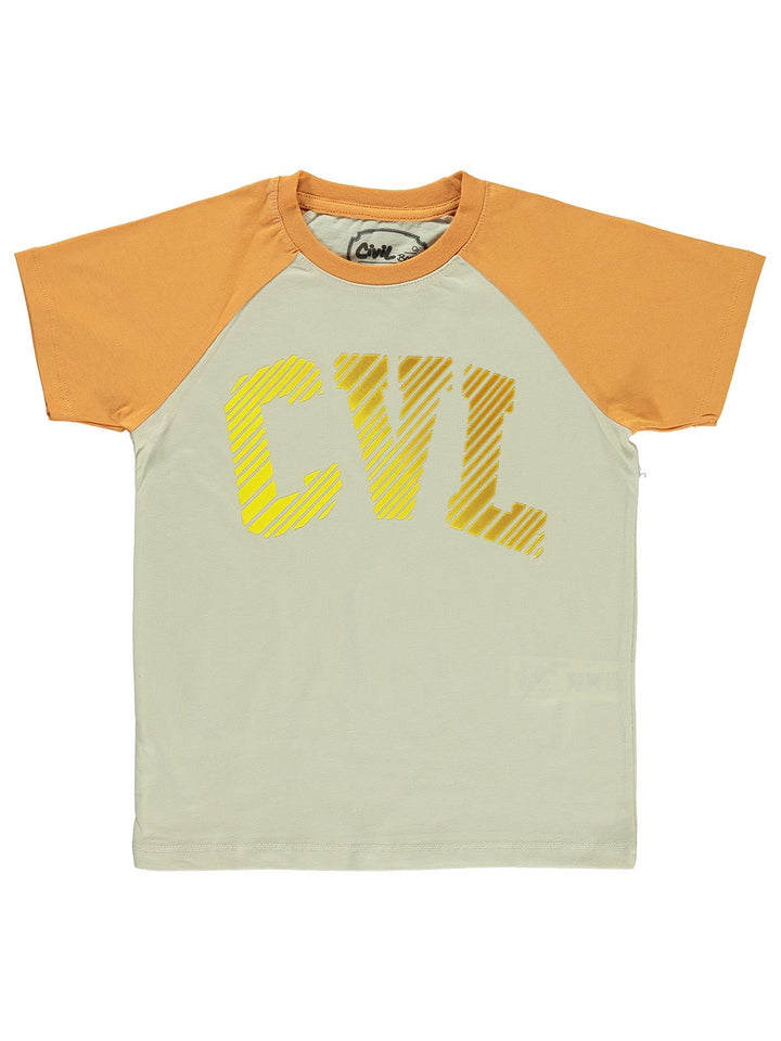 Civil Boys Crew Neck T-Shirt H/S #D867 (S-22)