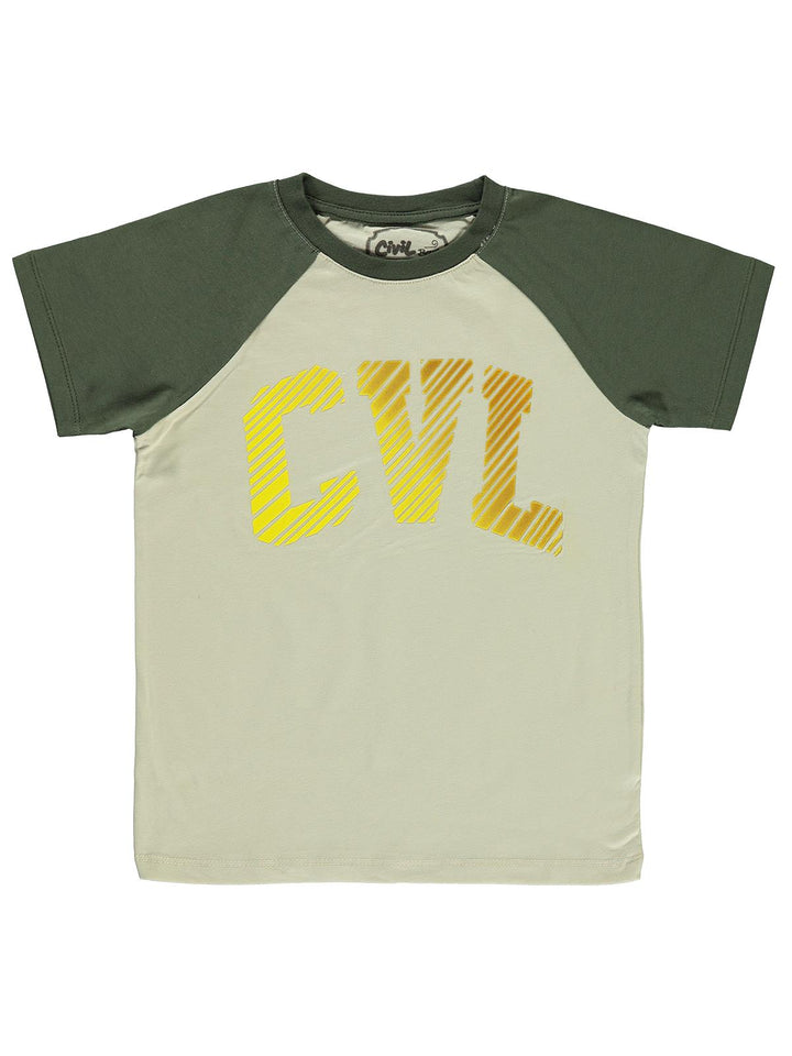 Civil Boys Crew Neck T-Shirt H/S #D867 (S-22)