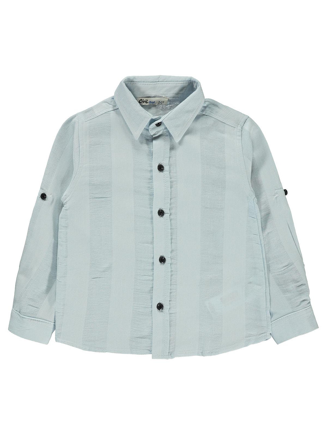 Civil Boys F/S Linen Collar Shirt F/O #C8101 (S-22)