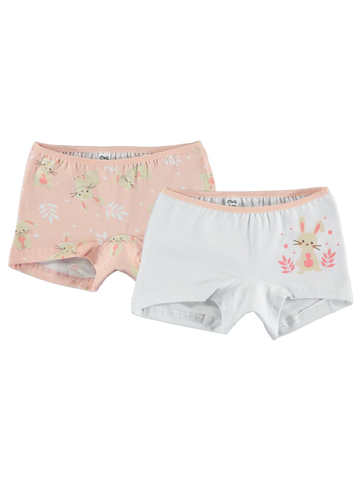 Civil Girls Boxer Shorts 2Pk #CVL2003-2 (S-22)