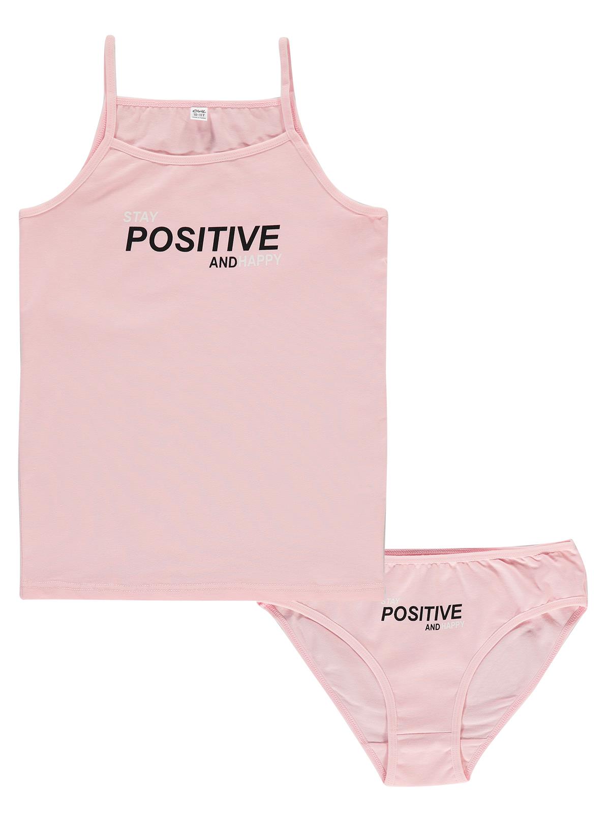 Civil Girls Cotton Vest & Panty Set #CVL4005-12 (S-22)