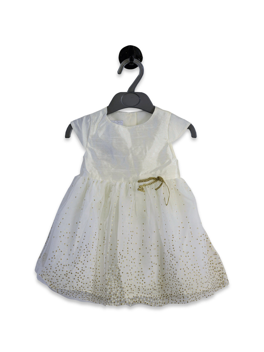 Imp Girls Fancy Frock With Bow #3306 (S-22)