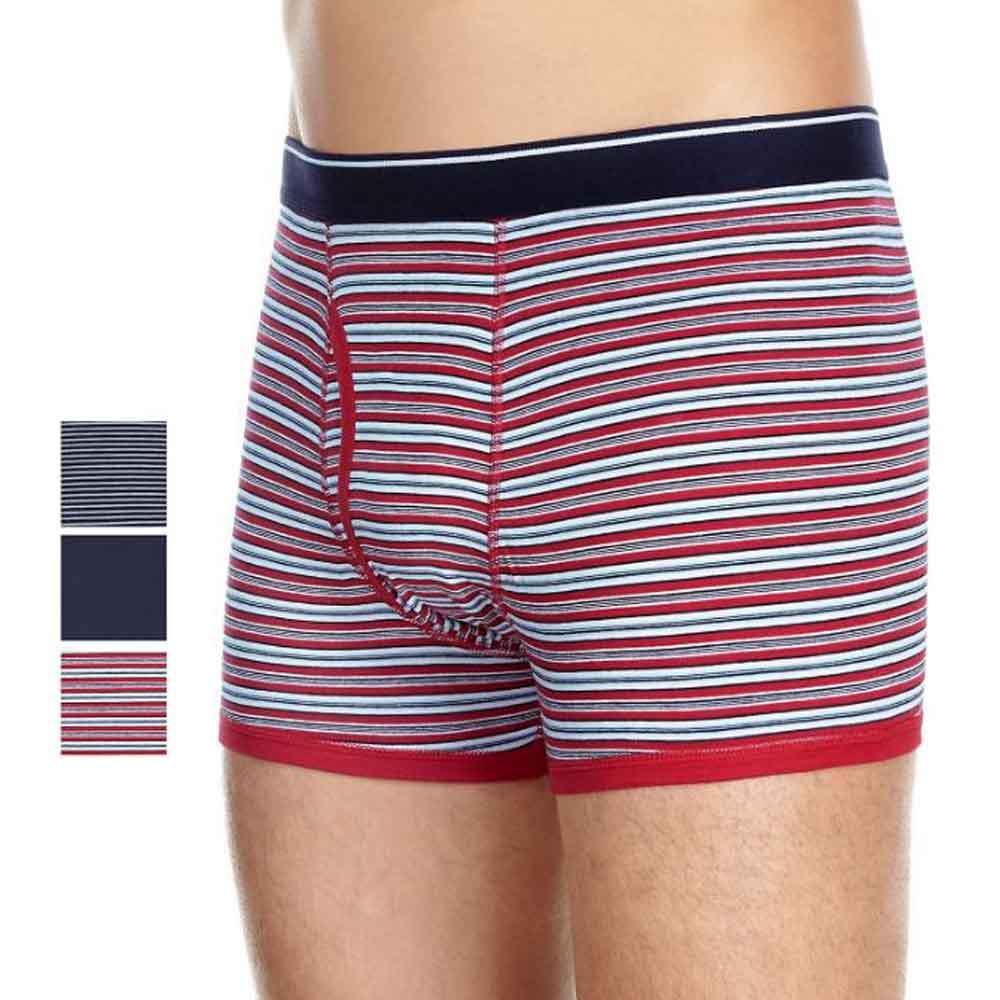 M&S Men T14/4462S Pack Of 3 Trunk Red Mix