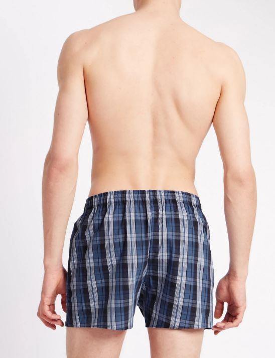 M&S Men Woven Boxer Cool & Fresh 3Pac.T14/3668