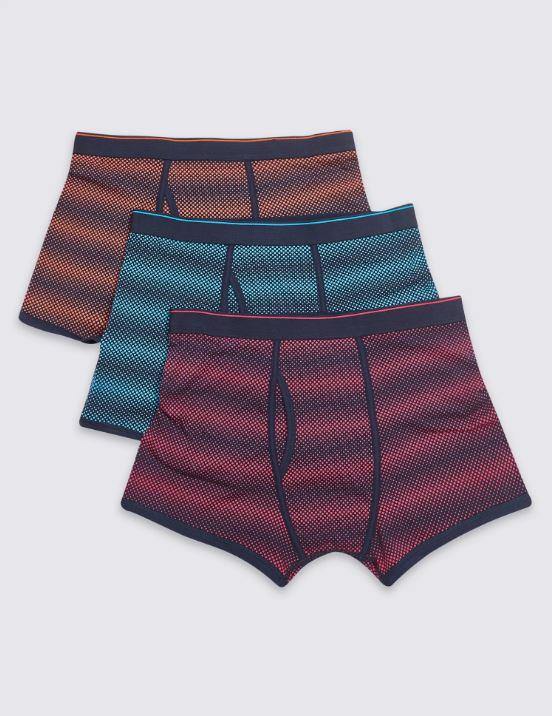 M&S Men Trunk Pack Of 3 T14/4599S