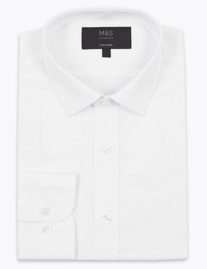 M&S Mens Plain F/S Formal Shirt T11/2101T