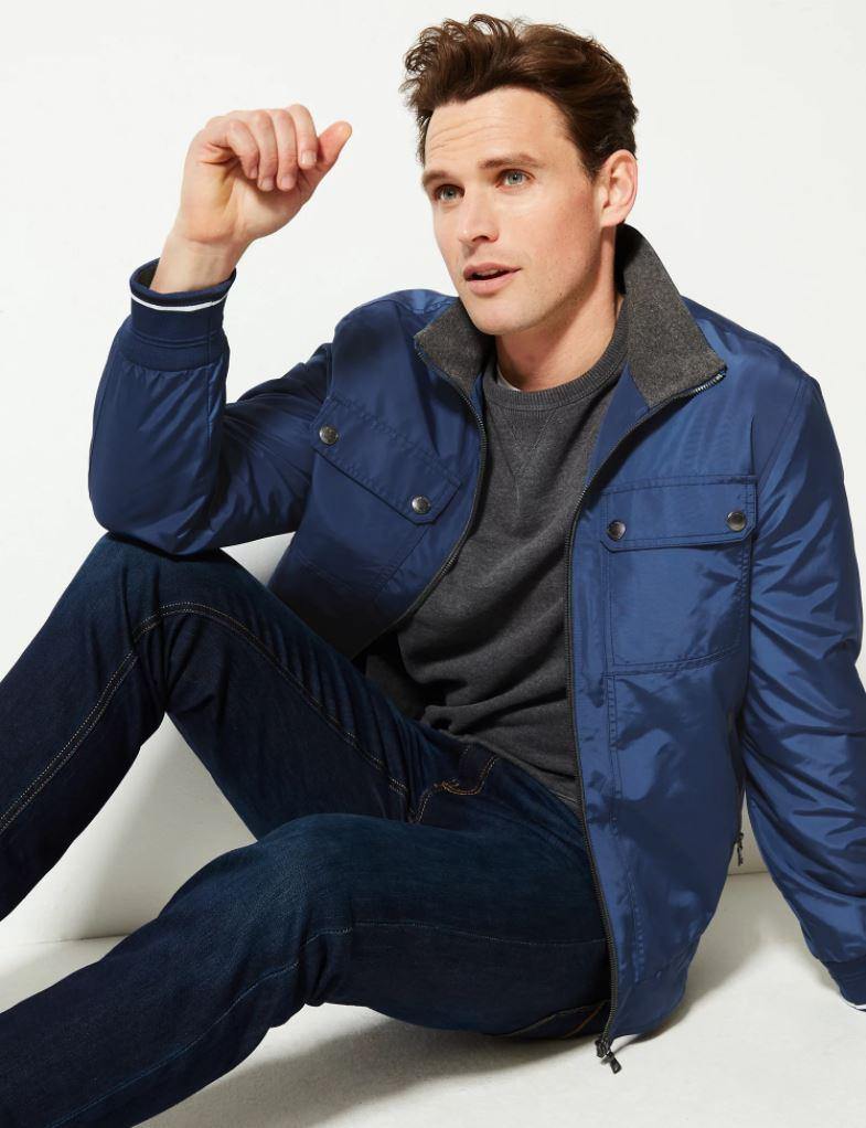 M&S Men F/S Parachute Jacket T16/7603B