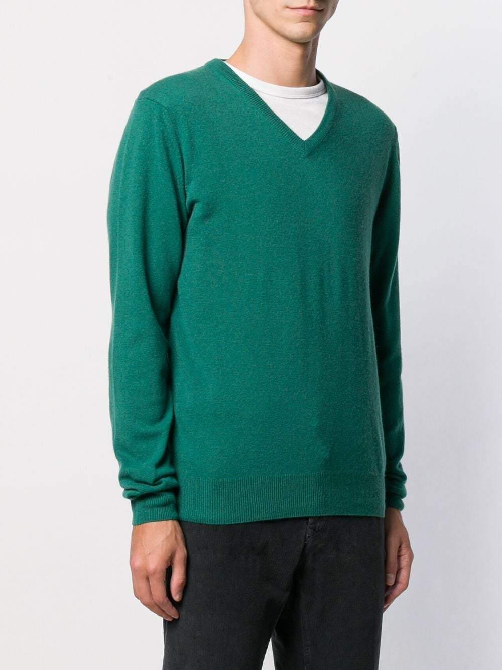 Hackett Mens Marino F/S V-Neck Jersey HM702347