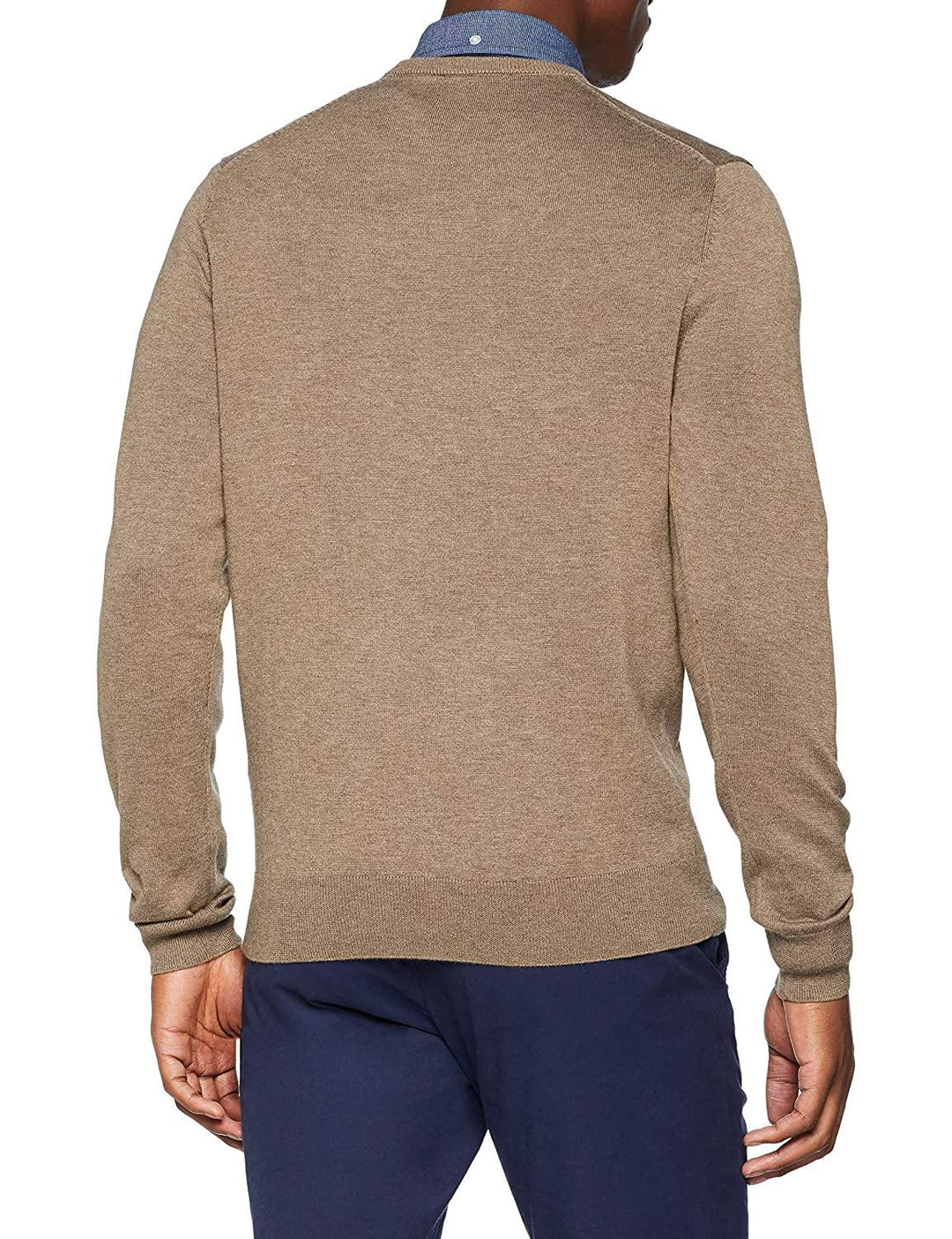 Hackett Mens Cotton F/S V-Neck Jersey HM702042