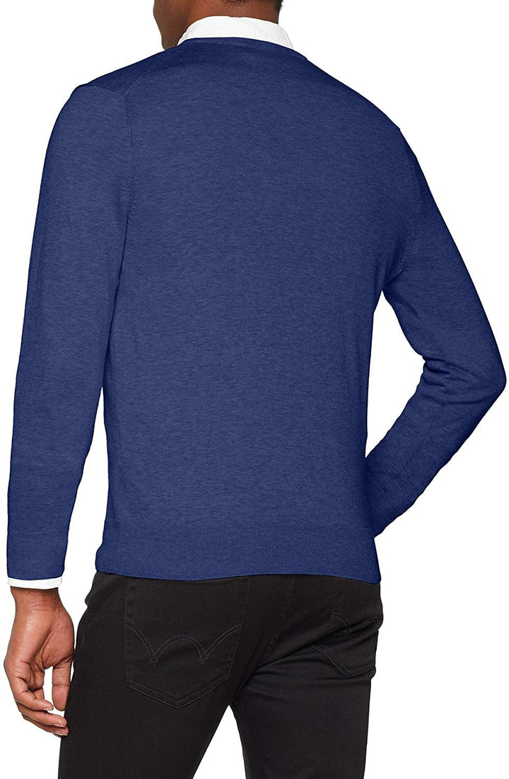 Hackett Mens Cotton F/S V-Neck Jersey HM702042