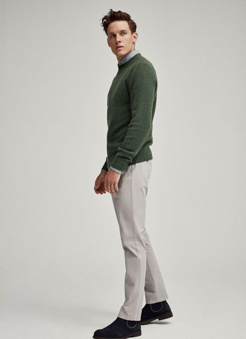 Hackett Mens Lambswool R-Neck F/S Jersey HM702447