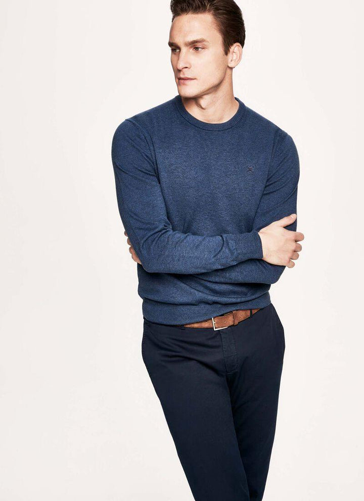 Hackett Mens Cotton R-Neck F/S Jersey HM701981