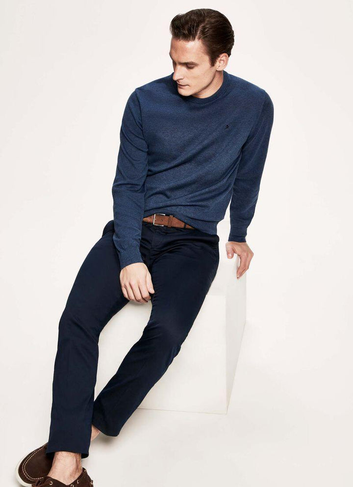 Hackett Mens Cotton R-Neck F/S Jersey HM701981