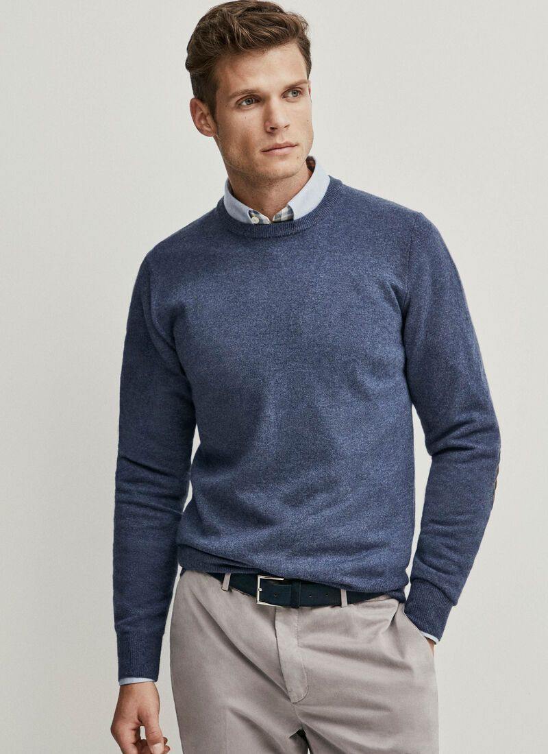 Hackett Mens Merinowool R-Neck F/S Jersey HM702346