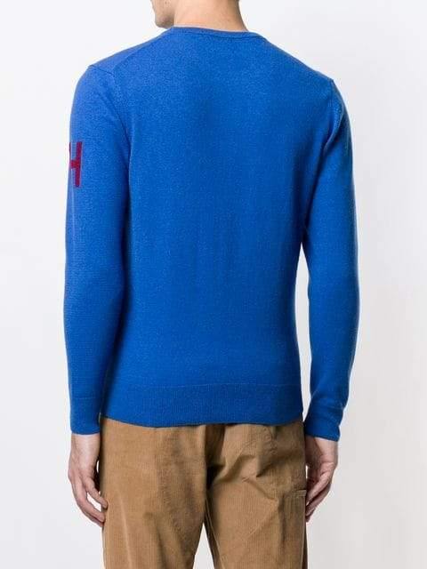 Hackett Mens Merino wool R-Neck F/S Jersey HM702121