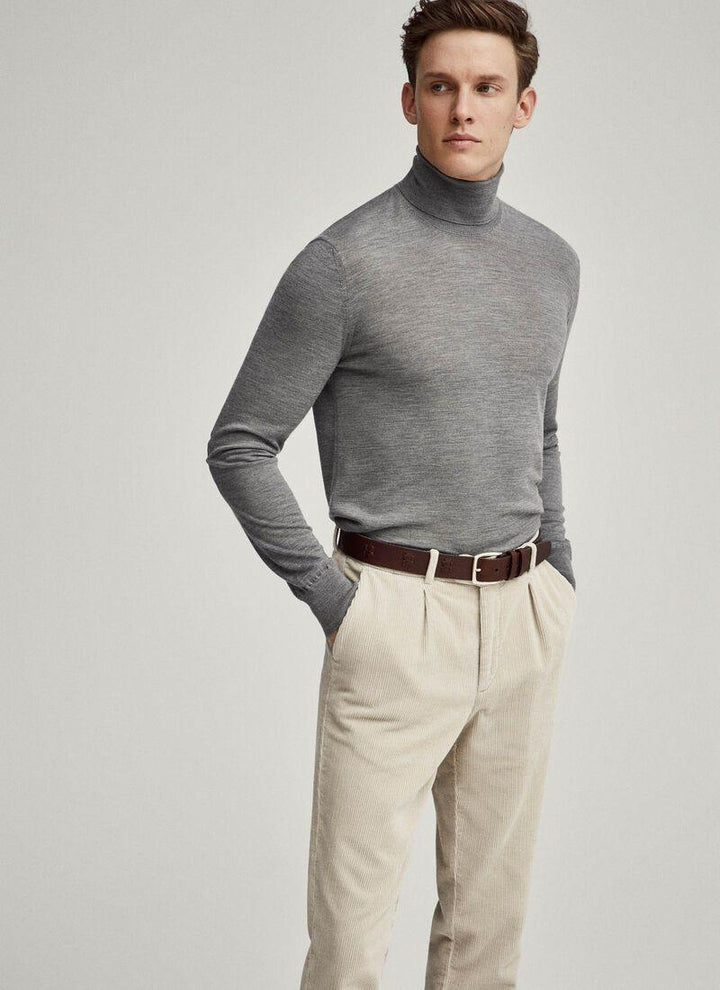 Hackett Mens Merinowool Highneck HM702459