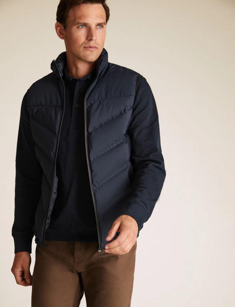 M&S Mens S/L Parachute Gillet T16/6666
