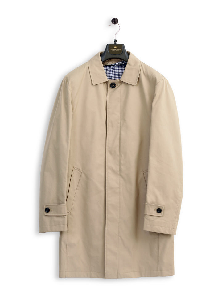H & C Mens Long Coat 60%Wool 40%Poli Plain COPDA164