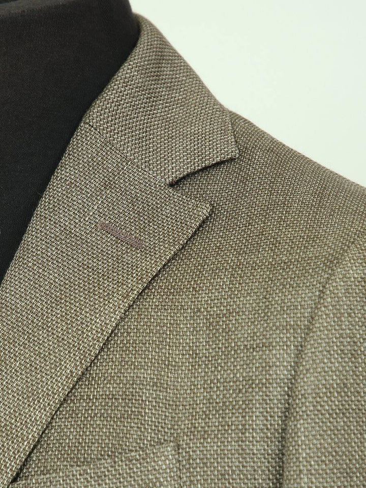 H & C Mens F/S 56% Wool 44% Linen Plain Blazer COPLV213