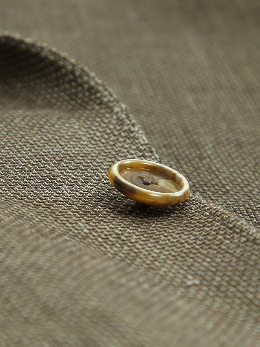 H & C Mens F/S 56% Wool 44% Linen Plain Blazer COPLV213