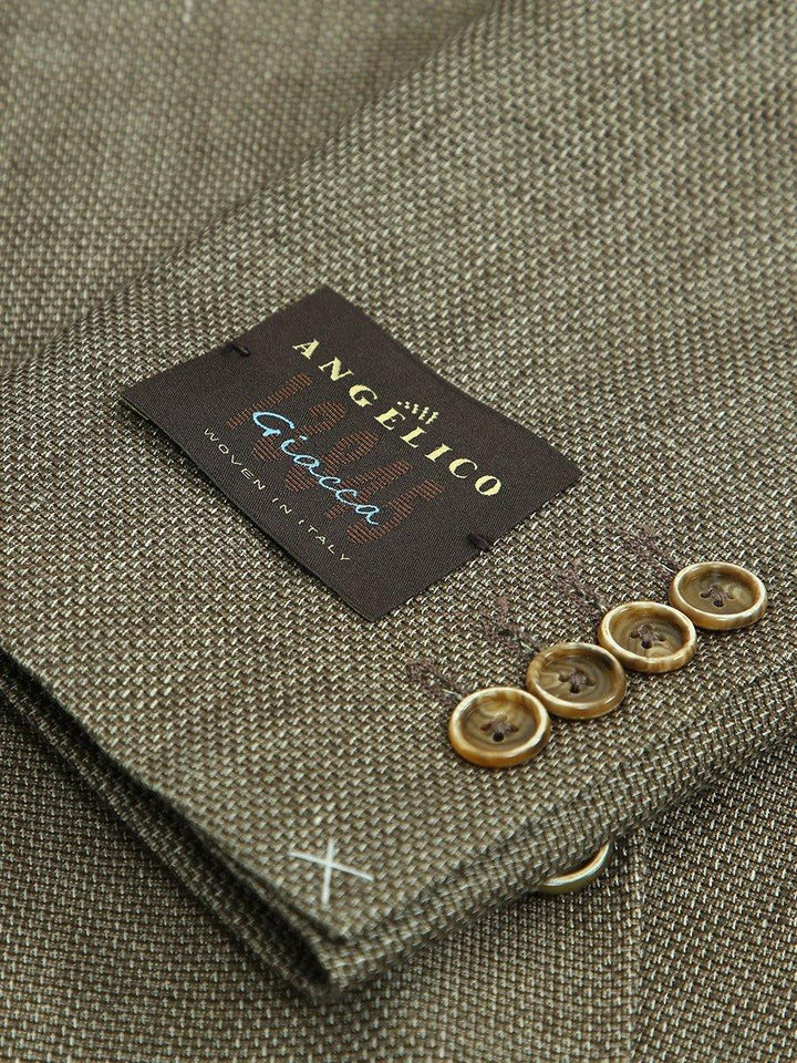 H & C Mens F/S 56% Wool 44% Linen Plain Blazer COPLV213