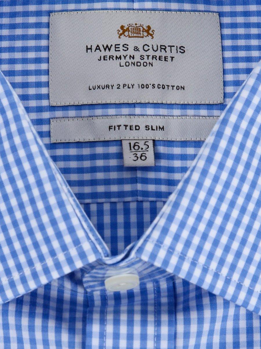 H & C Mens L/S Checked Formal Shirt ICCFX0087