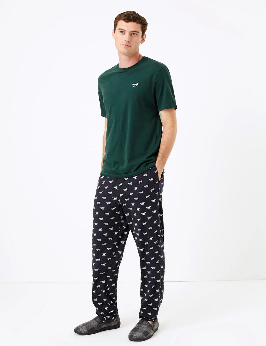 M&S Mens S/S T-Shirt Pajama Set T07/3094