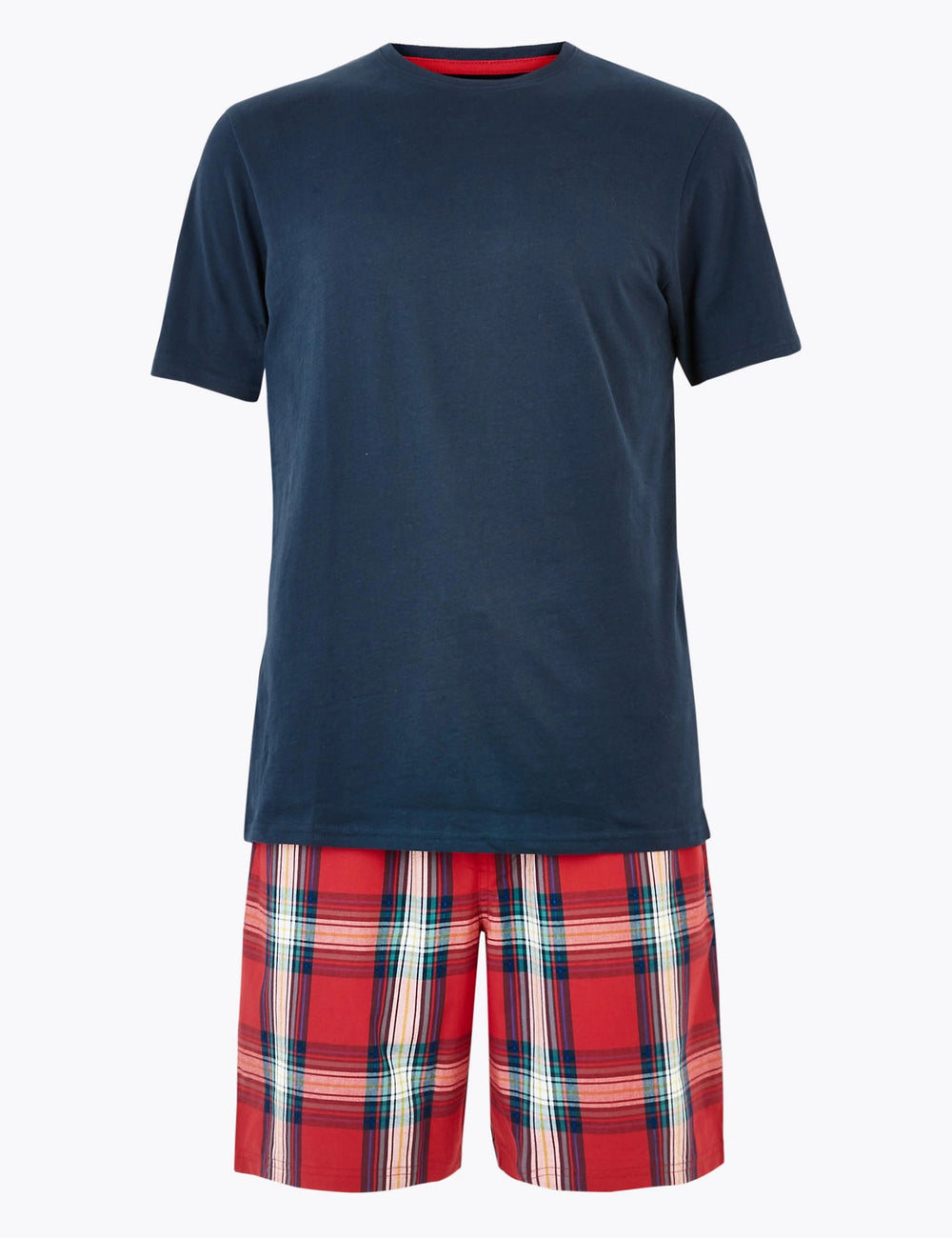 M&S Mens Knitted S/ST-Shirt & Short SetT07/2043
