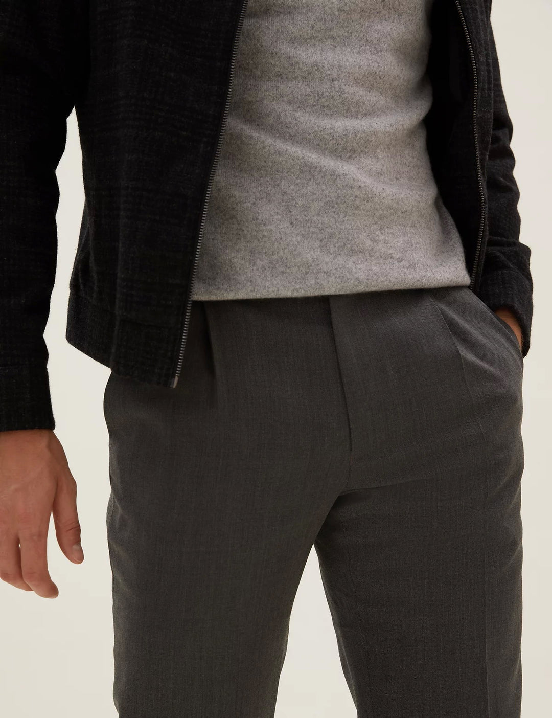 M&S Mens Formal Wool Trouser T70/3990