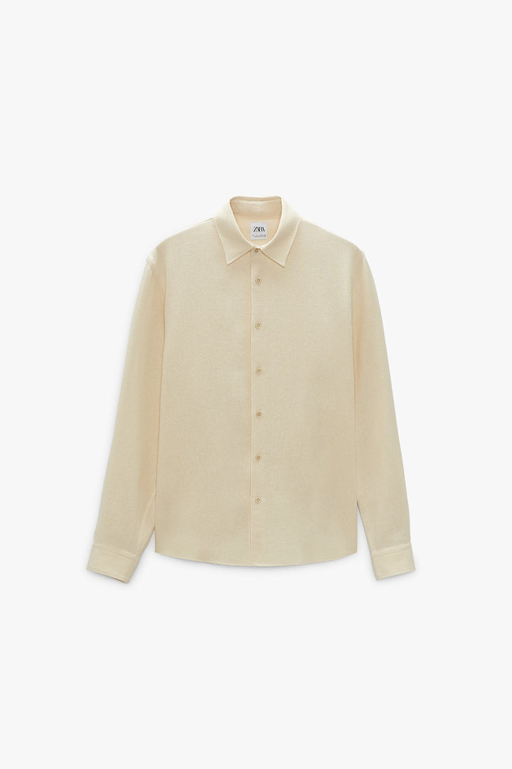Zara Men F/S Casual Cotton Plain Shirt 0072/496/712