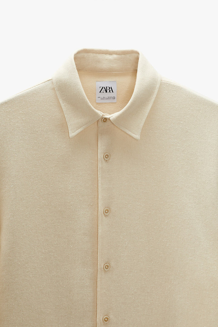 Zara Men F/S Casual Cotton Plain Shirt 0072/496/712