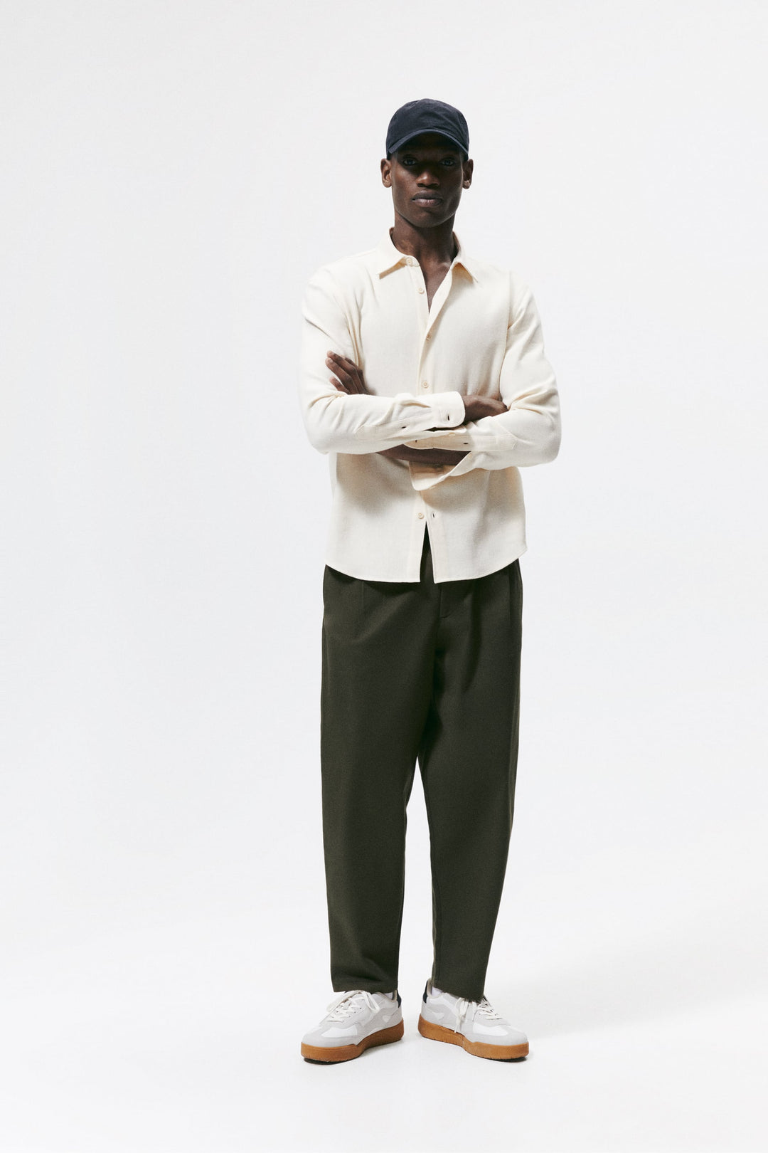 Zara Men F/S Casual Cotton Plain Shirt 0072/496/712