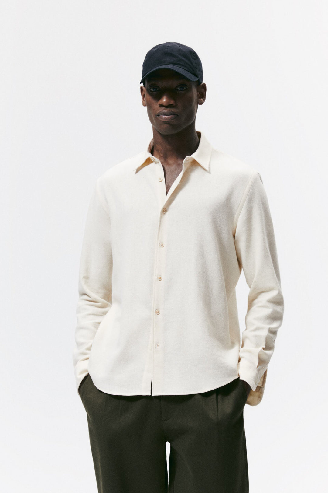 Zara Men F/S Casual Cotton Plain Shirt 0072/496/712