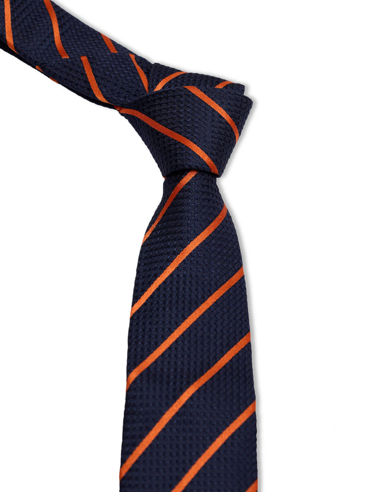 TM Lewin Mens Pure Silk Striped Tie 64550