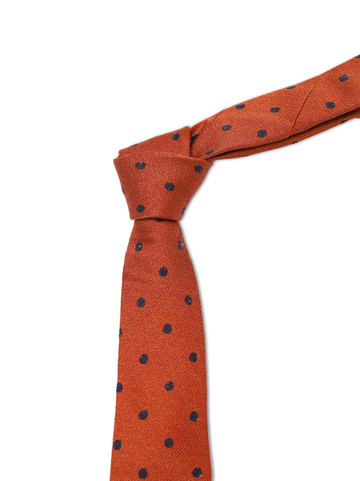 TM Lewin Mens (80%Silk 20% Wool) Dotted Tie 64596