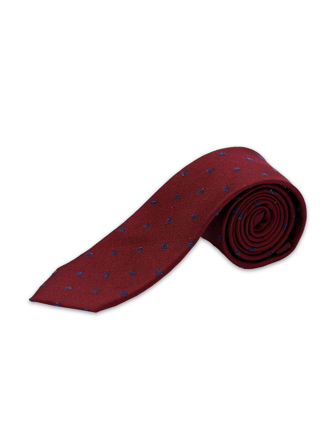 TM Lewin Mens (80%Silk 20% Wool) Dotted Tie 64597