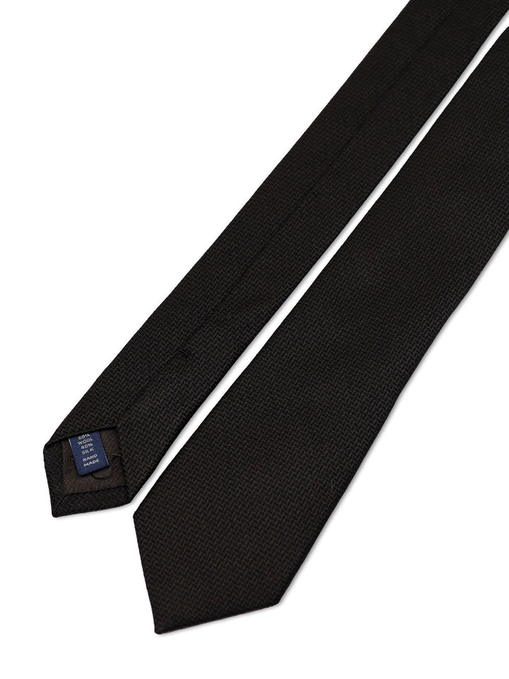 TM Lewin Mens (70%Wool 30%Silk) Plain Tie 58984