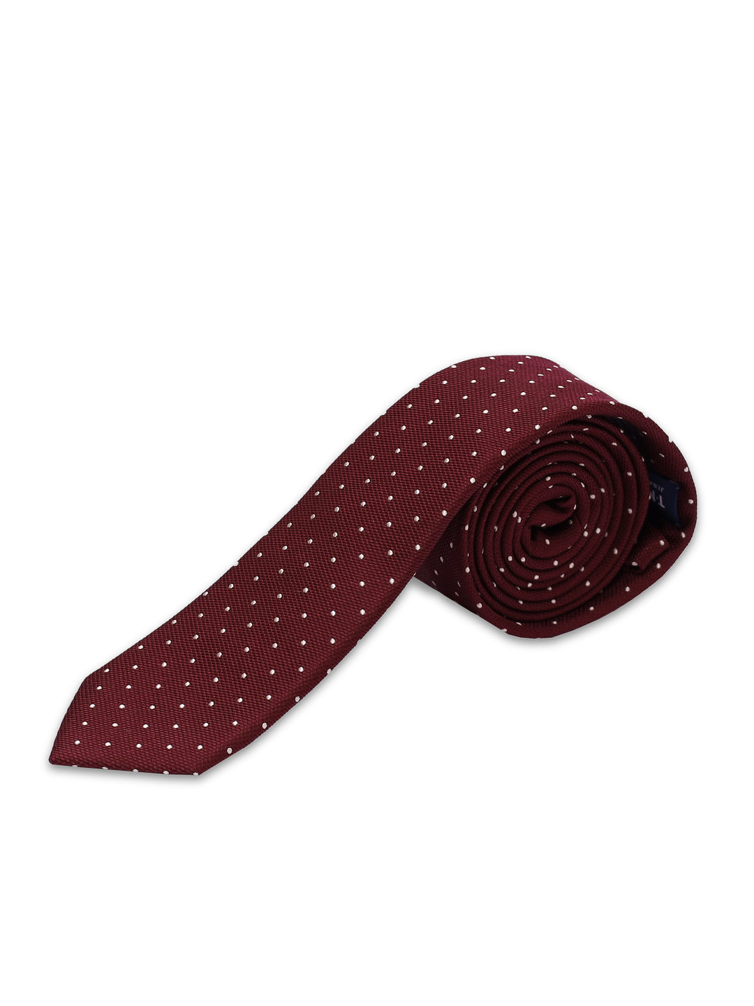 TM Lewin Mens Pure Silk Dotted Tie 58990