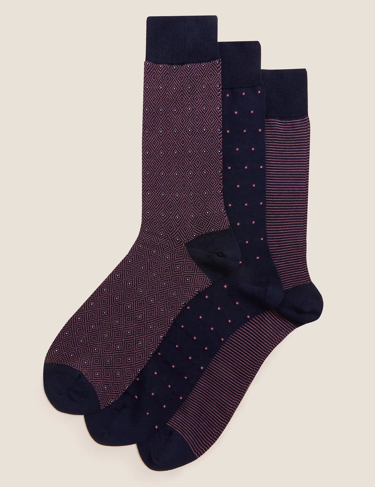 M&S Men Autograph 3 Pair Socks T10/7114 – Enem Store - Online Shopping Mall