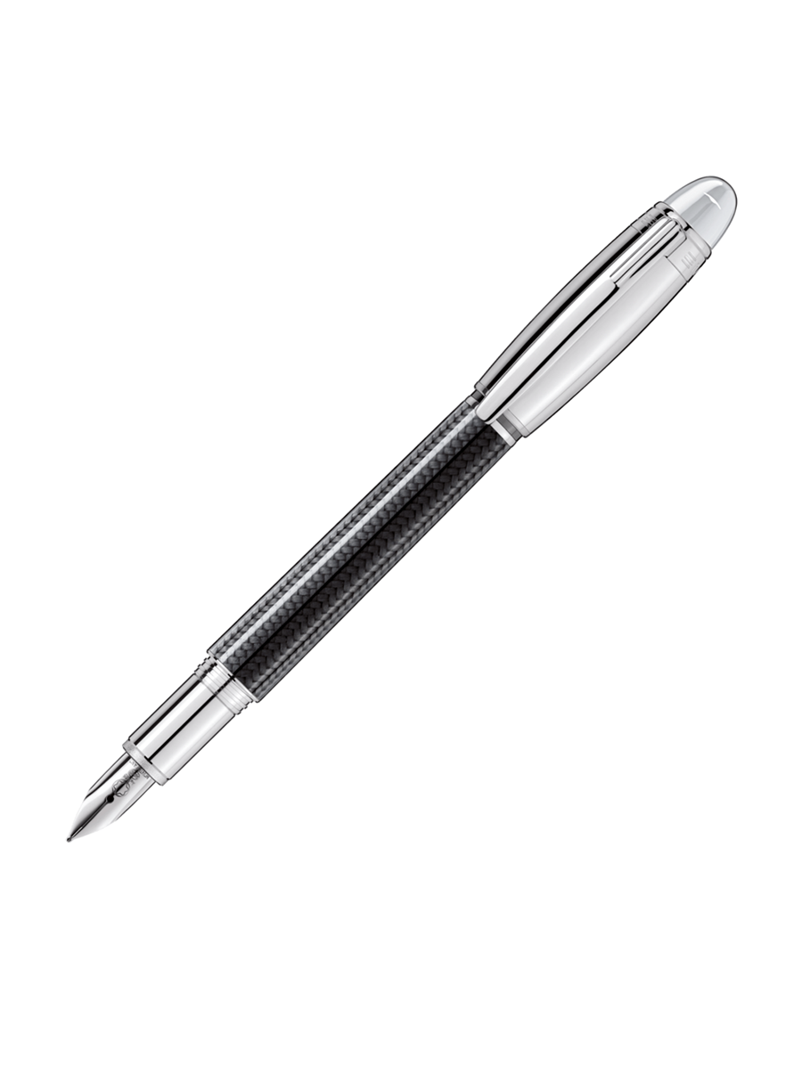 Montblanc Pen Carbon Silver Fountain Pen