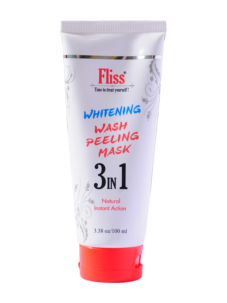 Fliss Whitening Wash Peeling Mask 3 In 1 100ml