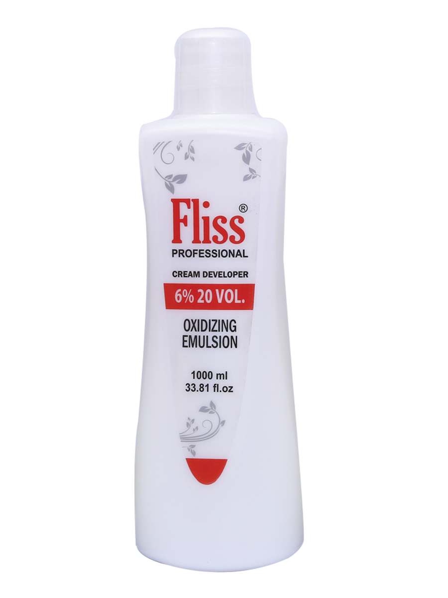 Fliss Professional Cream Developer 20 Vol 1000 Ml