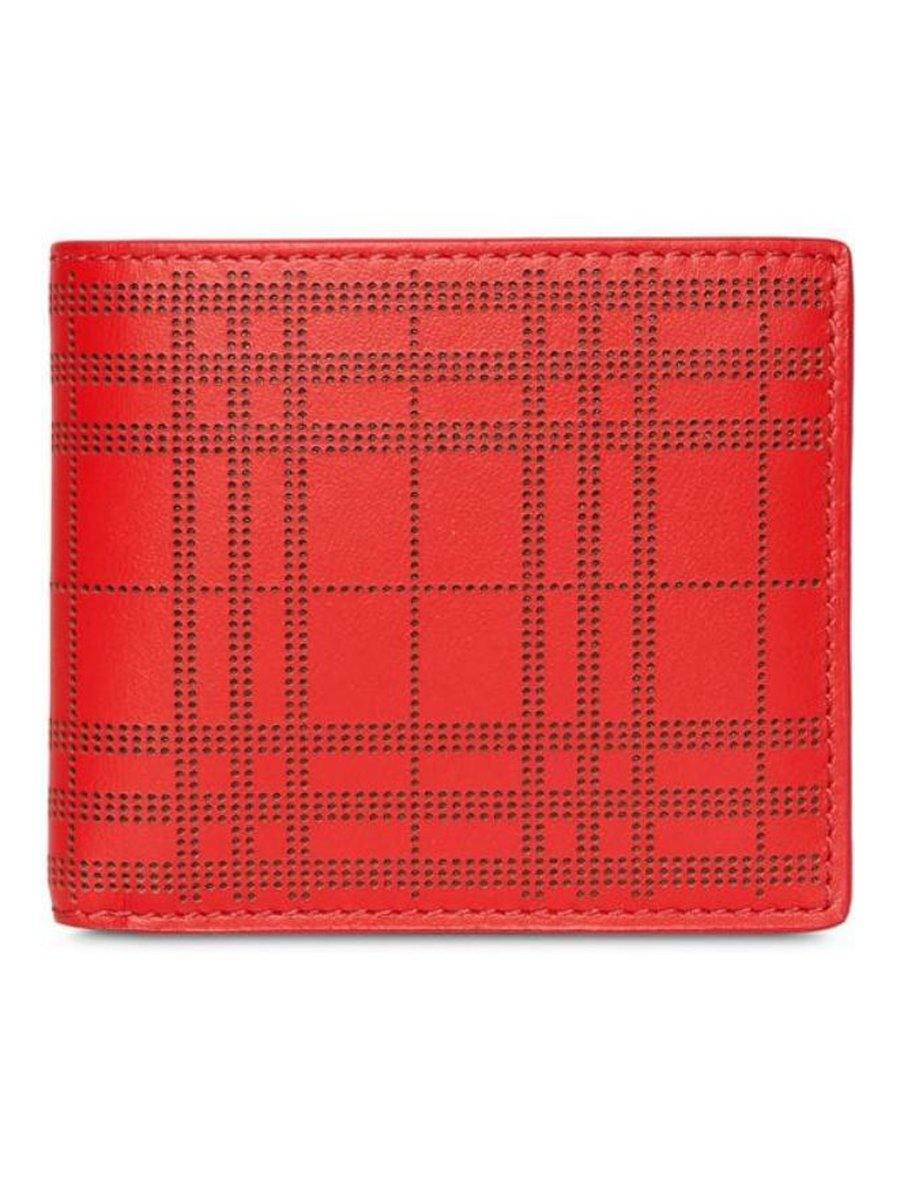 Burberry Mens Leather Red Wallet 80059631