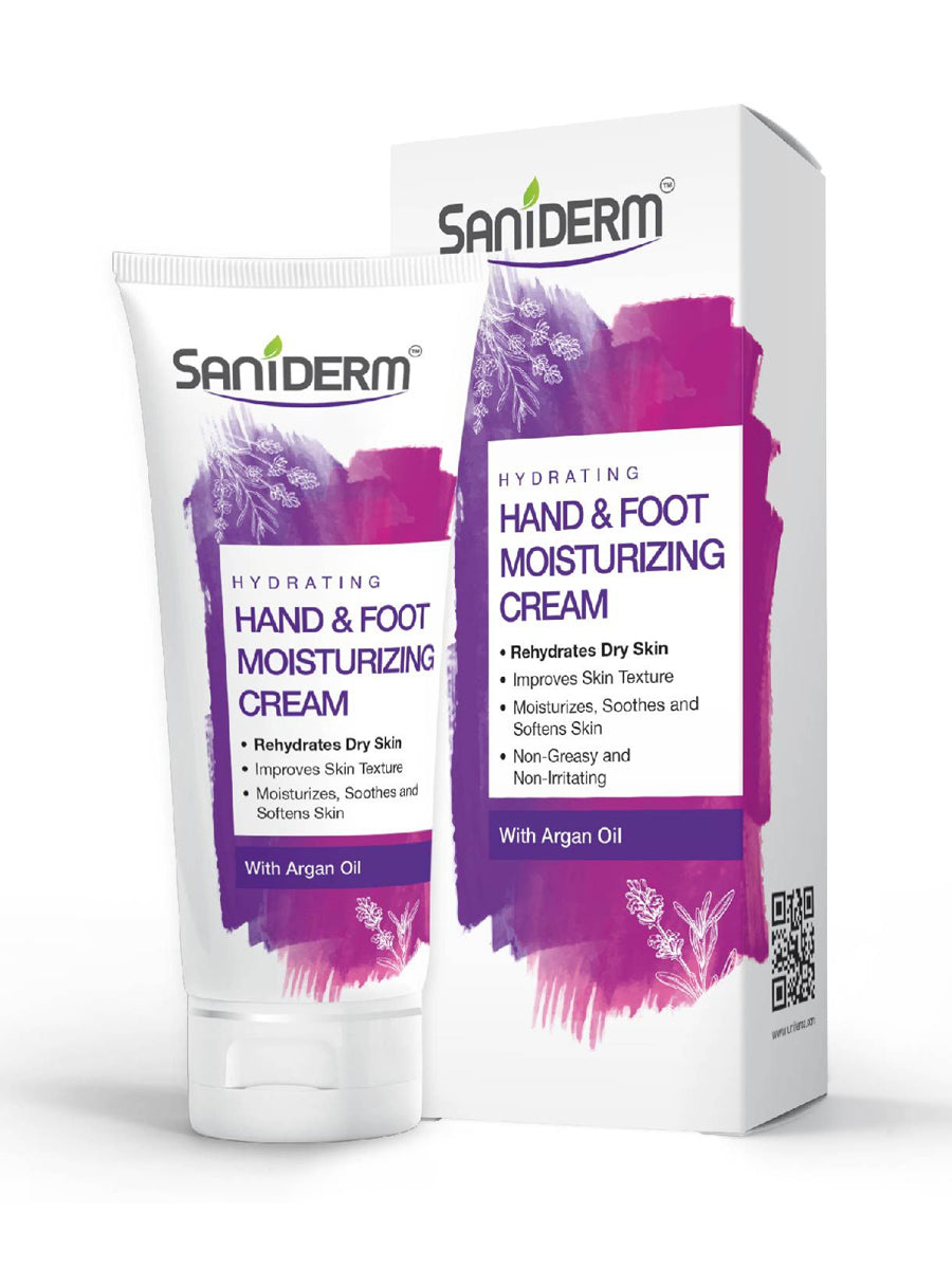 Saniderm Hydrating Hand & Foot Moisturizing Cream 50g