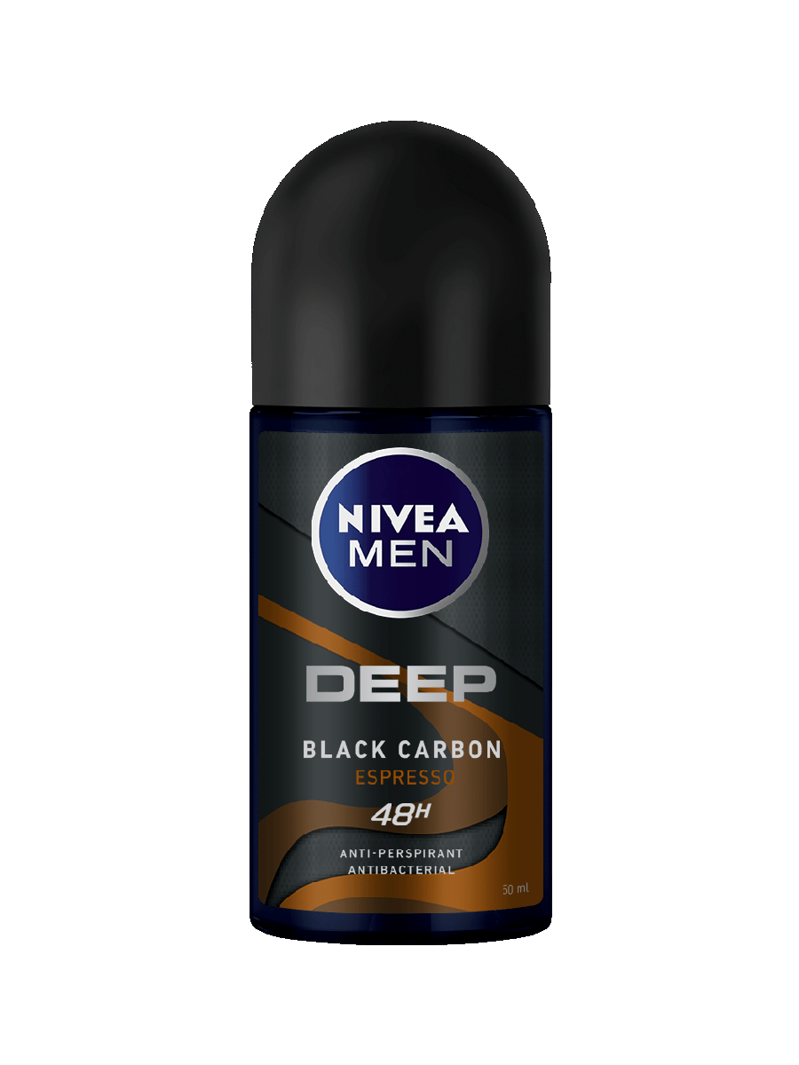 Nivea Men Deep Black Carbon Espresso Roll On 50ml