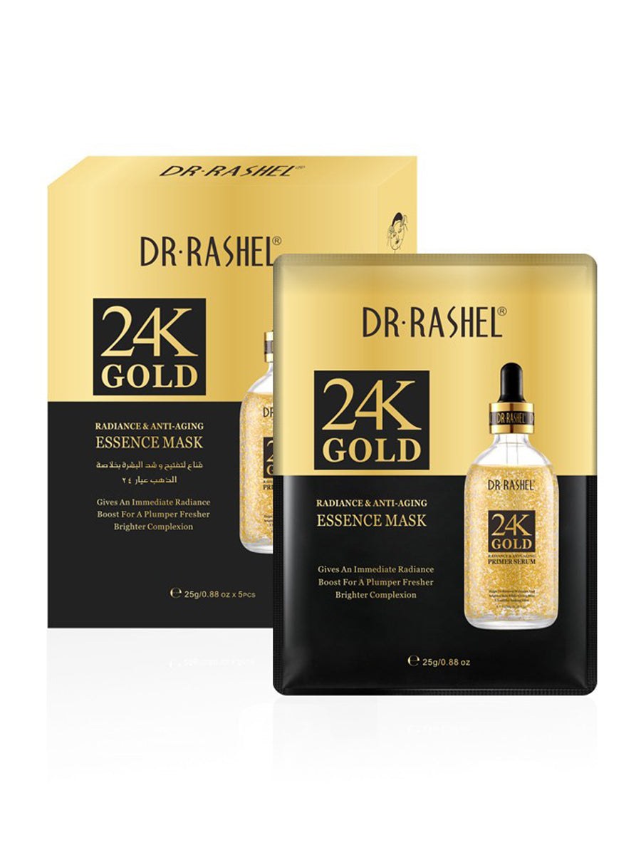 Dr Rashel 24K Gold Anti Age Mask 5Pcs.Pack Drl-1482