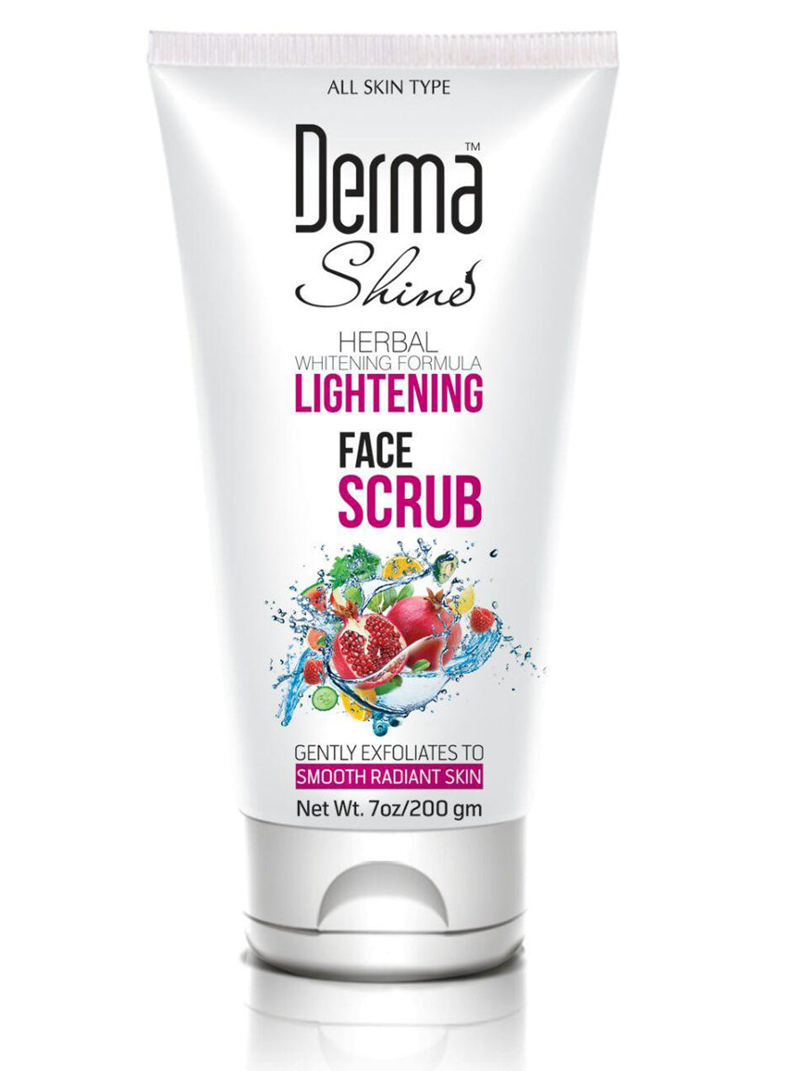 Derma Shine Whitening Lightening Face Scrub 200gm