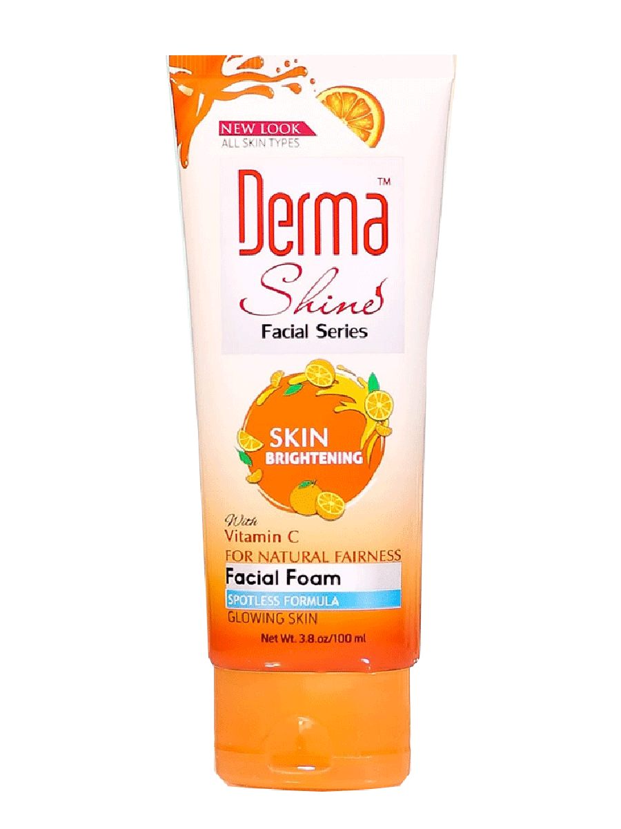 Derma Shine Facial Series Skin Brightening Vitamin C Facial Foam 100ml