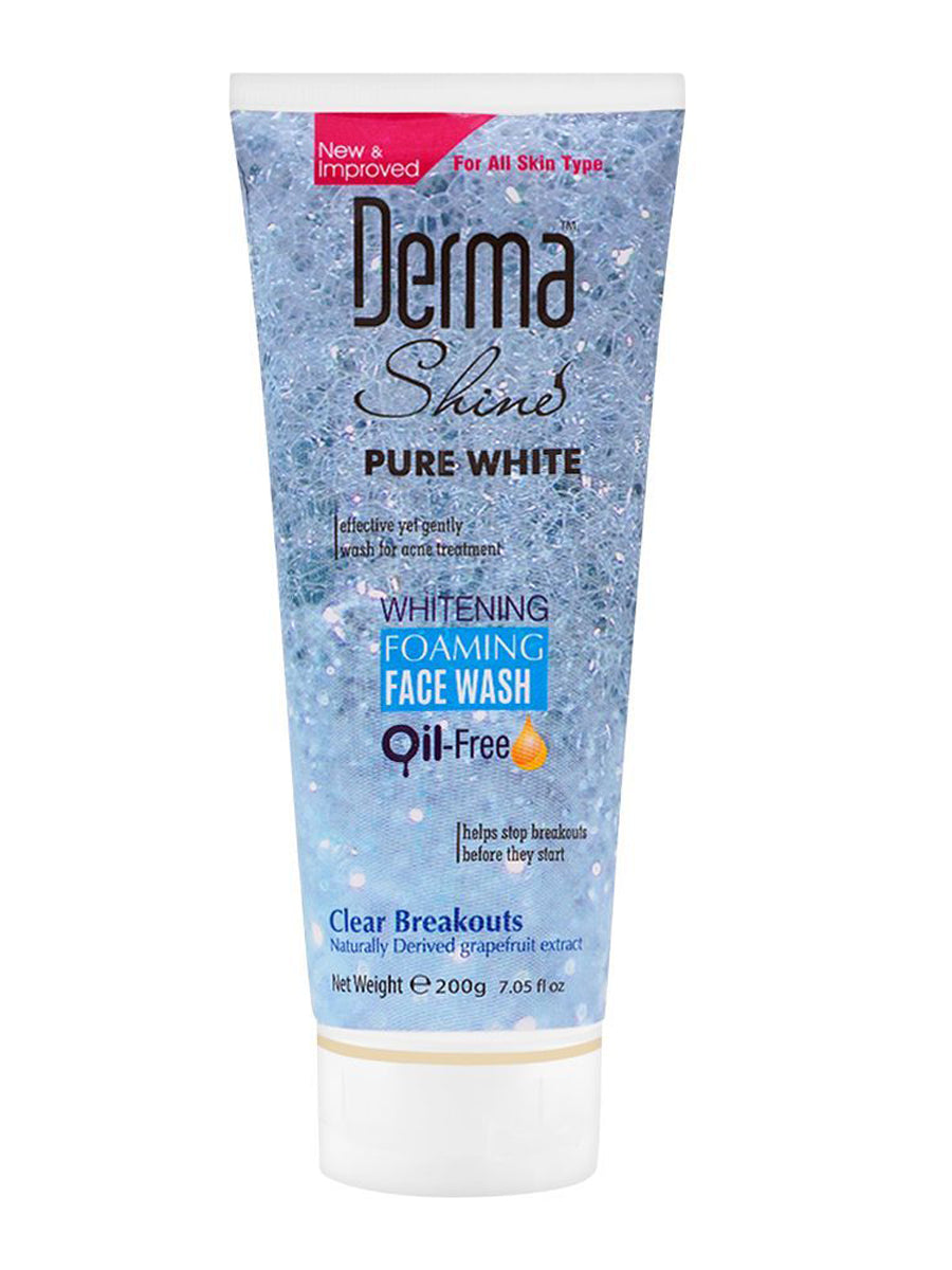 Derma Shine Pure White Foaming Face Wash 200gm