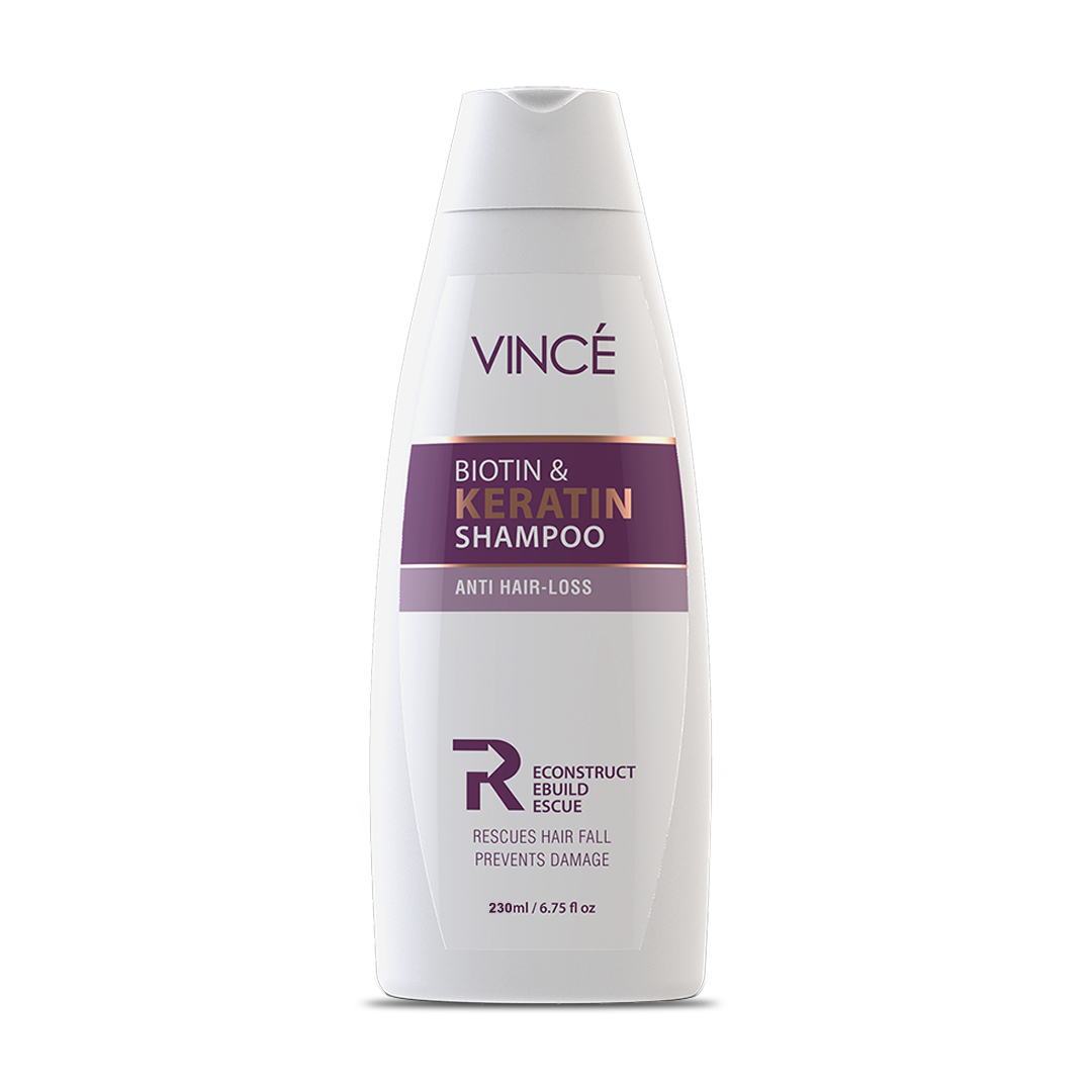 Vince Biotin & Keratin Anti Hair Loss Shampoo 230ml